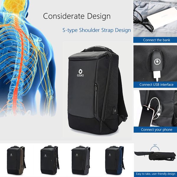 new business backpack men zipper usb multi-function outdoor waterproof solid backpack travel bags packing cubes organizer
new business backpack men zipper usb multi-function outdoor waterproof solid backpack travel bags packing cubes organizer