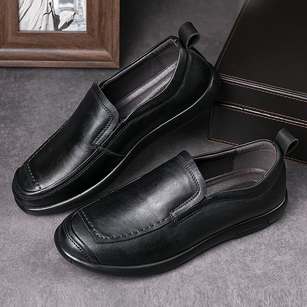 2019 spring autumn simple business men oxfords casual shoes set of feet dress shoes male office wedding men's leather, Black
2019 spring autumn simple business men oxfords casual shoes set of feet dress shoes male office wedding men's leather, Black