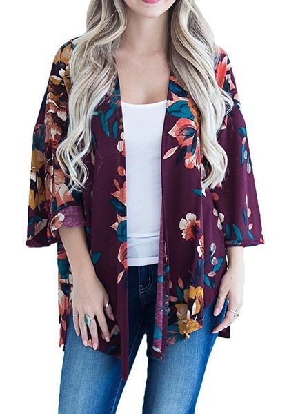 fashion woman blouses 2019 kimono cardigan shirt women chiffon blouse and blouses beach cape shirt for women clothes xm129, Black;brown
fashion woman blouses 2019 kimono cardigan shirt women chiffon blouse and blouses beach cape shirt for women clothes xm129, Black;brown