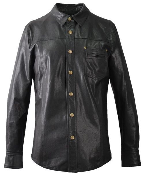 men's leather & faux genuine 2021 slim fit shirt england style night club skinny jacket men thin goatskin real clothing, Black
men's leather & faux genuine 2021 slim fit shirt england style night club skinny jacket men thin goatskin real clothing, Black