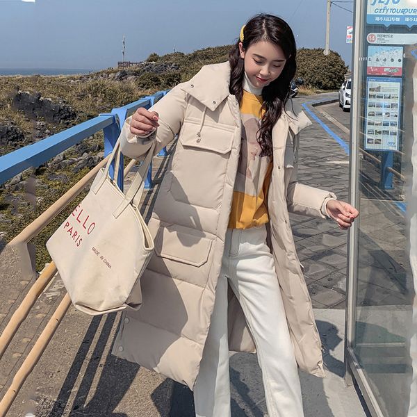 fashion women 2019 new arrival solid slim long new plus size for women's cotton down parka with hooded winter four pocket jacket, Black
fashion women 2019 new arrival solid slim long new plus size for women's cotton down parka with hooded winter four pocket jacket, Black