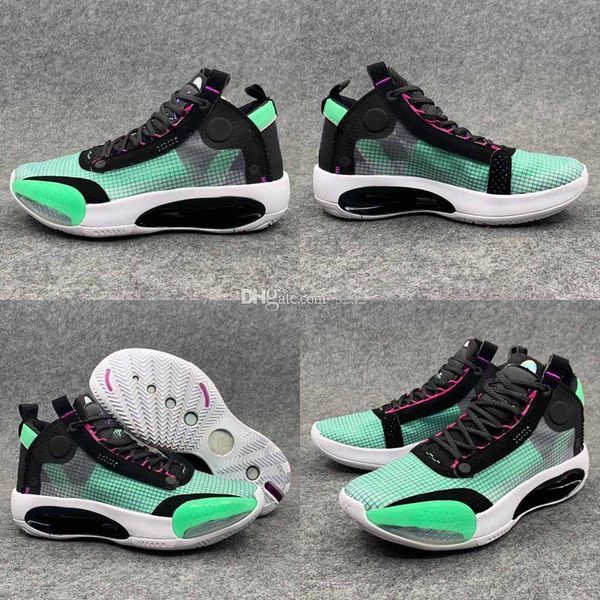 jumpman 34 blue void amber rise mens basketball shoes 34s snow leopard white black bred retro sports trainers baskets des chaussures
