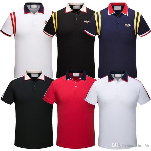 new bee embroidery fashion men's short-sleeved polo shirt classic medusa men's lapel polo shirt a total of 6 colors / wholesale, White;black
new bee embroidery fashion men's short-sleeved polo shirt classic medusa men's lapel polo shirt a total of 6 colors / wholesale, White;black