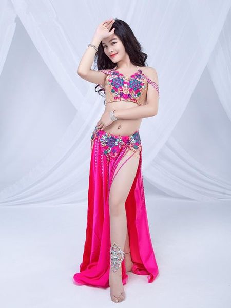 girls performance belly dance costumes 2 piece set children split long skirt beaded bra oriental dance show wear purple, Black;red
girls performance belly dance costumes 2 piece set children split long skirt beaded bra oriental dance show wear purple, Black;red