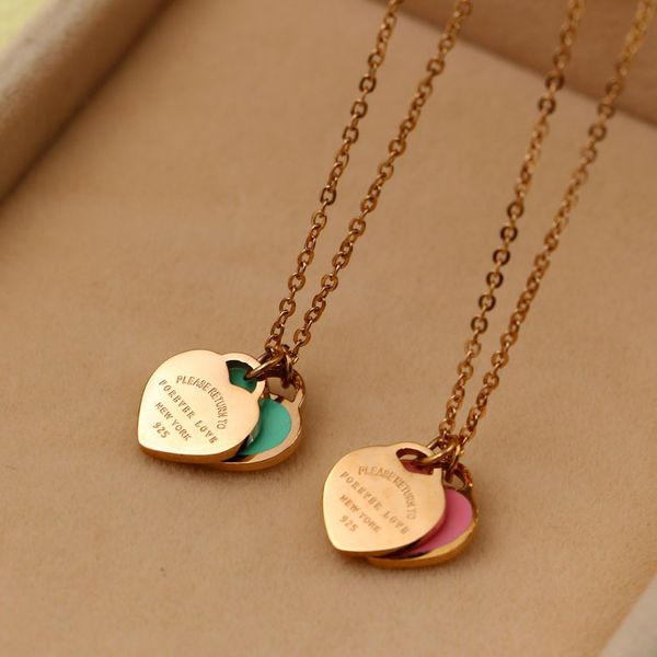 x3-403 wholesale forever love pink blue double love necklace drop oil heart-shaped rose gold clavicle chain, Golden;silver
x3-403 wholesale forever love pink blue double love necklace drop oil heart-shaped rose gold clavicle chain, Golden;silver