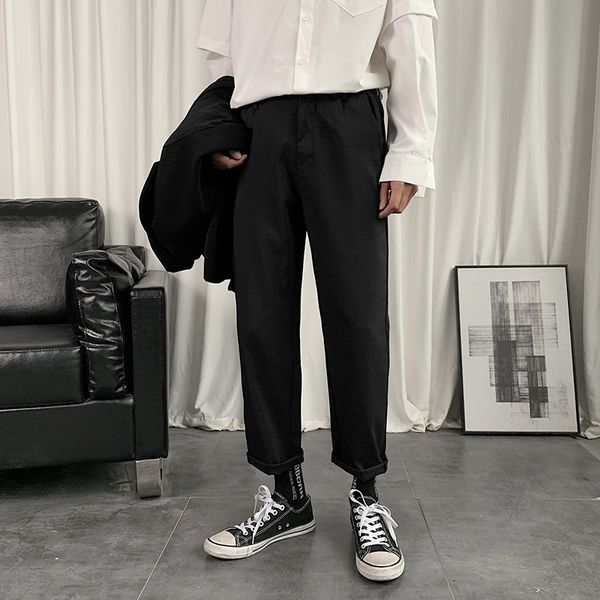korean straight casual pants men's fashion solid color business dress pants men streetwear wild loose suit trousers mens s-3xl, White;black
korean straight casual pants men's fashion solid color business dress pants men streetwear wild loose suit trousers mens s-3xl, White;black