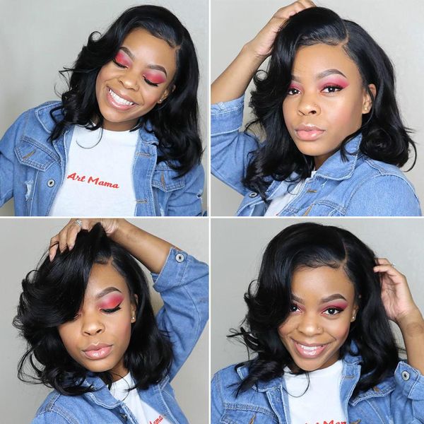 short bob wigs brazilian lace front human hair wigs pre plucked hairline natural wigs for black women
short bob wigs brazilian lace front human hair wigs pre plucked hairline natural wigs for black women