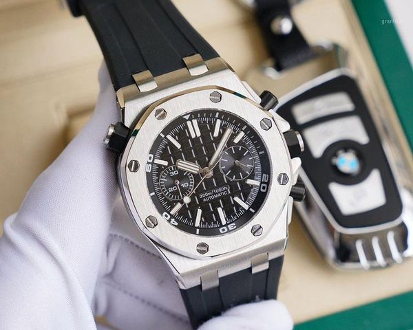man watches automatic movement 44mm*13mm 316l stainless steel watchcase watches watch male clock1, Slivery;brown
man watches automatic movement 44mm*13mm 316l stainless steel watchcase watches watch male clock1, Slivery;brown