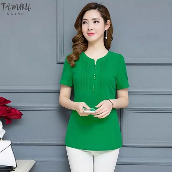 l 5xl plus size women spring summer chiffon blouses shirts lady casual short sleeve green rose orange blusas df2457, White
l 5xl plus size women spring summer chiffon blouses shirts lady casual short sleeve green rose orange blusas df2457, White