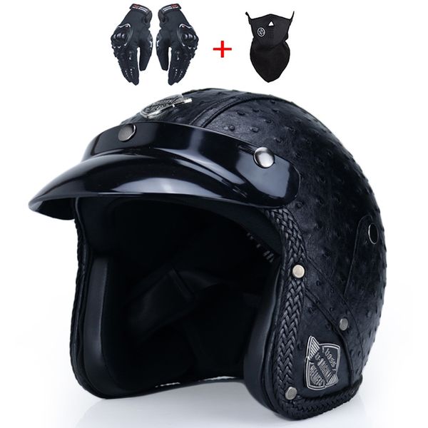 new motorcycle helmet retro vintage synthetic leather open face helmet motorbike scooter cruiser chopper casco moto dot
new motorcycle helmet retro vintage synthetic leather open face helmet motorbike scooter cruiser chopper casco moto dot