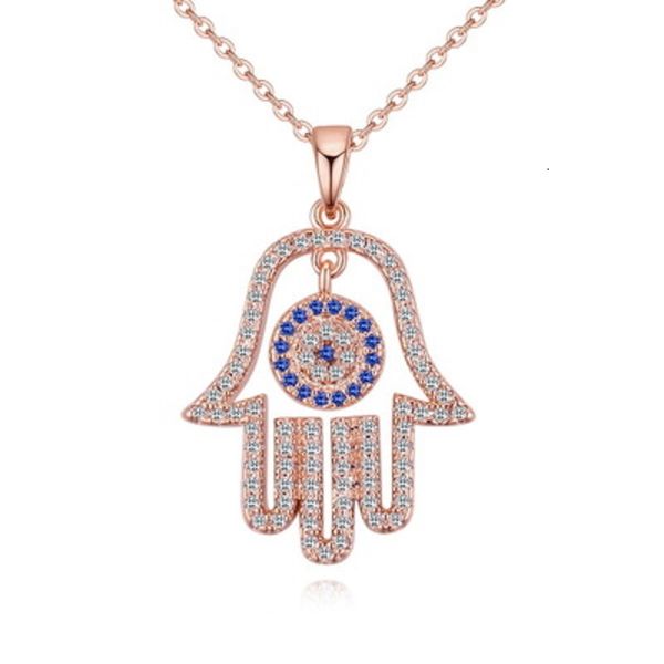 palm blue eyed pendant necklace evil eyes for women 3a zircon copper necklaces european and american statement jewelry christmas gift, Silver
palm blue eyed pendant necklace evil eyes for women 3a zircon copper necklaces european and american statement jewelry christmas gift, Silver