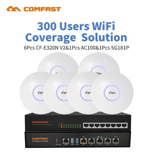 gigabit ac wifi load balancing gateway routing core gateway ac100 + 8 port gigabit poe switch + 6pcs multi wan wi fi roaming ap
gigabit ac wifi load balancing gateway routing core gateway ac100 + 8 port gigabit poe switch + 6pcs multi wan wi fi roaming ap