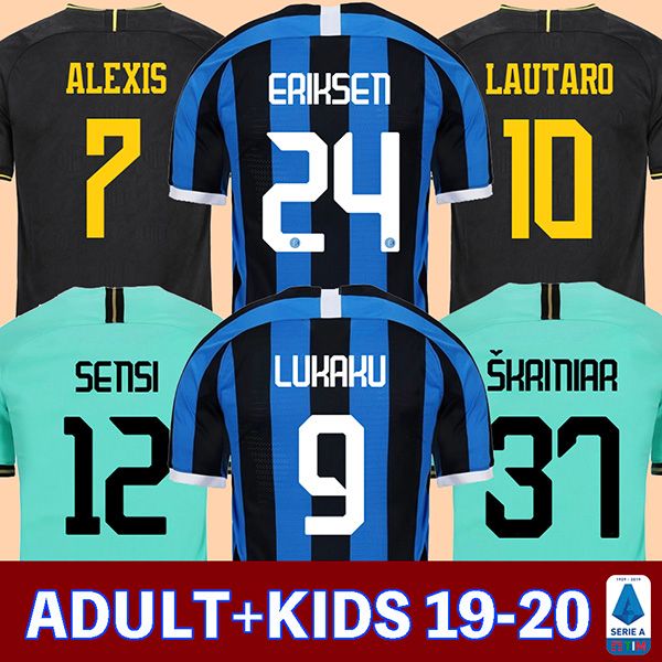 19 20 inter soccer jersey eriksen lukaku lautaro sensi alexis milan football shirt 2019 2020 barella skriniar godin maillot de foot de vrij, Black;yellow
19 20 inter soccer jersey eriksen lukaku lautaro sensi alexis milan football shirt 2019 2020 barella skriniar godin maillot de foot de vrij, Black;yellow