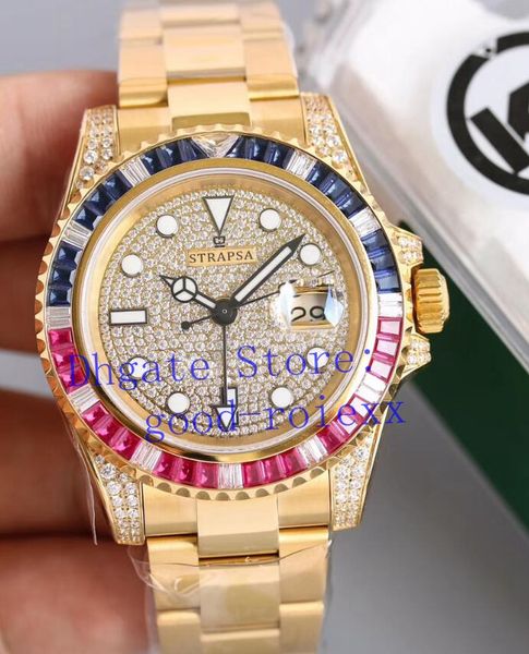 luxury ks factory mens diamond dial bezel watch automatic eta 2836 men gmt yellow gold watches sapphire 116758 master crystal wristwatches, Slivery;brown
luxury ks factory mens diamond dial bezel watch automatic eta 2836 men gmt yellow gold watches sapphire 116758 master crystal wristwatches, Slivery;brown