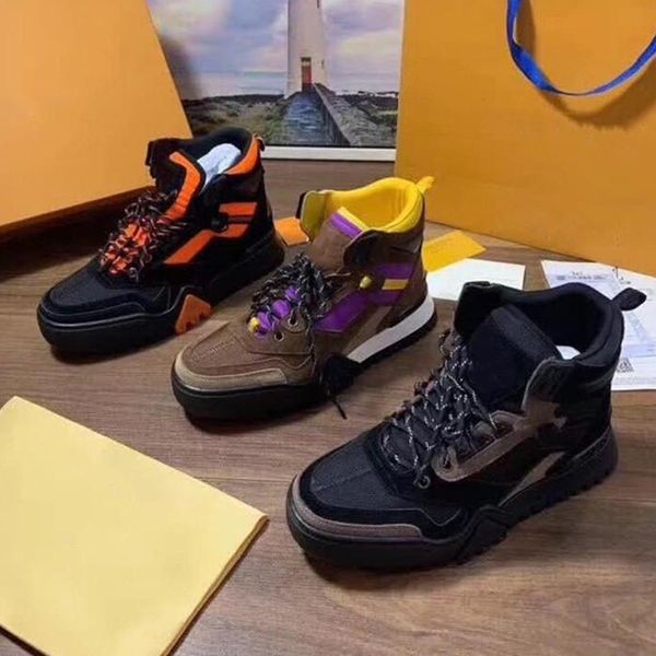 2018 Luxury Brand Classic High-top MATCH-UP Sneakers Cowskin Genuine Leather Mens Shoes Blue White Colors Size 35-40
2018 Luxury Brand Classic High-top MATCH-UP Sneakers Cowskin Genuine Leather Mens Shoes Blue White Colors Size 35-40