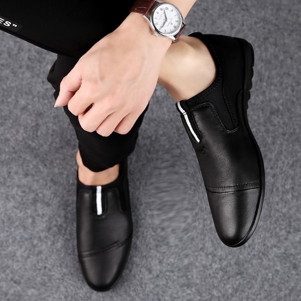 big size 46 loafers shoes fashion casual men shoes genuine leather slip-on men loafers dress flats p4, Black
big size 46 loafers shoes fashion casual men shoes genuine leather slip-on men loafers dress flats p4, Black
