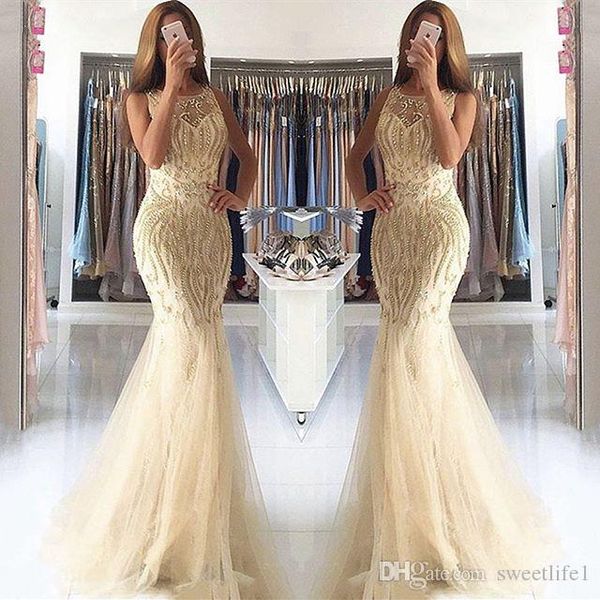 2020 luxury elegant crystals beaded evening dresses mermaid tulle formal occasion party gown robes de soirée, Black;red
2020 luxury elegant crystals beaded evening dresses mermaid tulle formal occasion party gown robes de soirée, Black;red