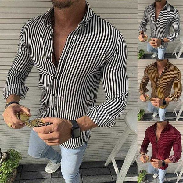 2020 модный тренд мужчины полосатый slim fit мышцы блузка весна лето праздник случайные кнопки вниз с длинным рукавом повседневные топы руба, White;black
2020 модный тренд мужчины полосатый slim fit мышцы блузка весна лето праздник случайные кнопки вниз с длинным рукавом повседневные топы руба, White;black