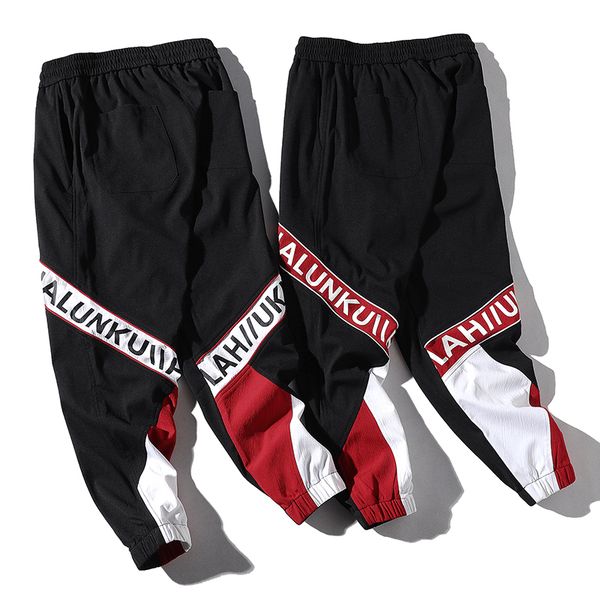 casual men's spliced pant 2020 spring and summer elastic waist sport trousers 2 colors hip hop black multi-pocket male pants 4xl
casual men's spliced pant 2020 spring and summer elastic waist sport trousers 2 colors hip hop black multi-pocket male pants 4xl