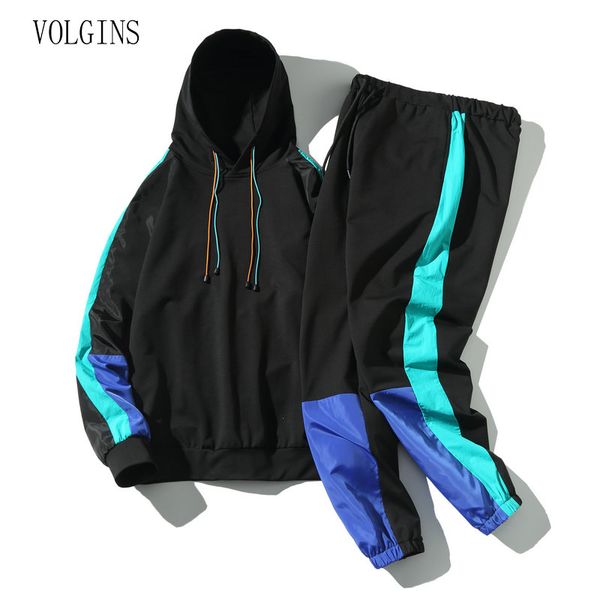 streetwear men set tracksuit two piece sets 2020 spring autumn hooded male sweatshirt + pants sportswear suit men's set clothing, Gray
streetwear men set tracksuit two piece sets 2020 spring autumn hooded male sweatshirt + pants sportswear suit men's set clothing, Gray