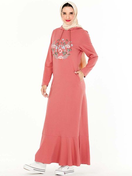 pink abayas for women muslim dress hooded dubai turkish turkey bangladesh kaftan plus size hoodied embroidery islamic clothing, Red
pink abayas for women muslim dress hooded dubai turkish turkey bangladesh kaftan plus size hoodied embroidery islamic clothing, Red
