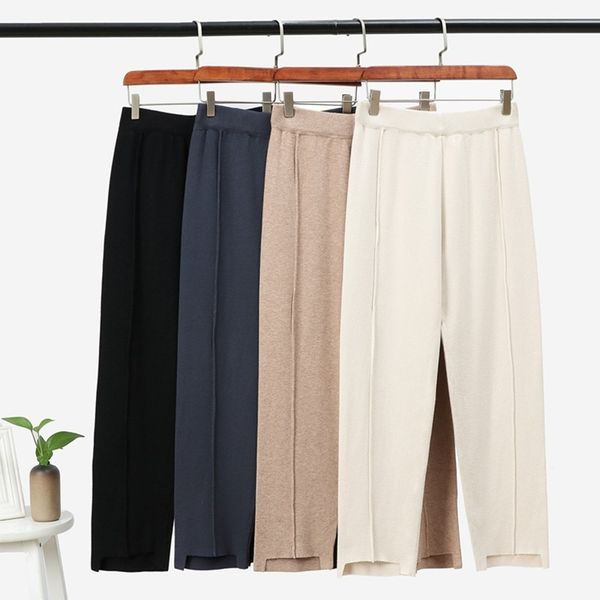 gigogou knitted high waist solid peg leg fly pants women crop harrem trousers office lady autumn winter workwear carrot pants t191025, Black;white
gigogou knitted high waist solid peg leg fly pants women crop harrem trousers office lady autumn winter workwear carrot pants t191025, Black;white