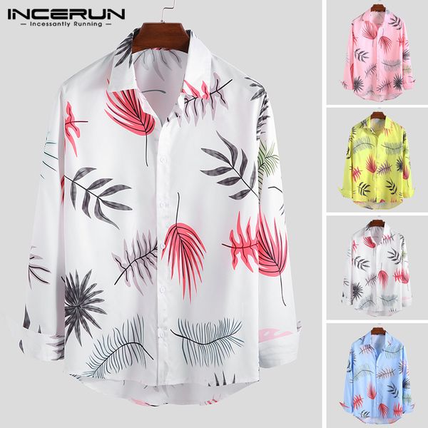 fashion men hawaiian shirt beach long sleeve printed lapel neck 2019 blouse breathable street style mens casual shirts incerun, White;black
fashion men hawaiian shirt beach long sleeve printed lapel neck 2019 blouse breathable street style mens casual shirts incerun, White;black