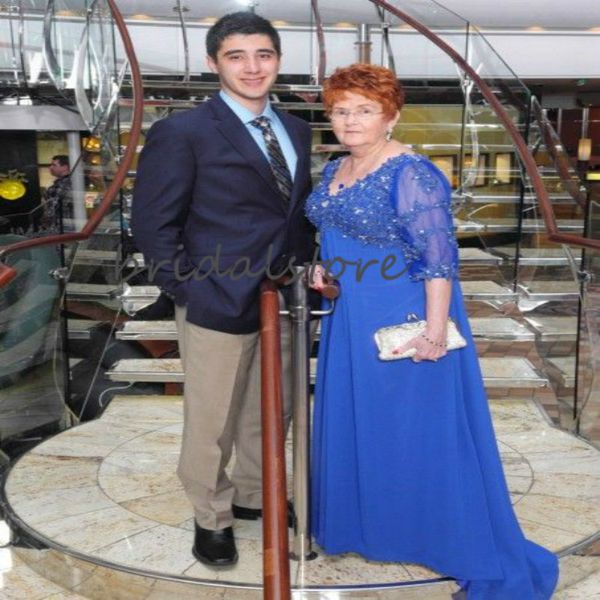 boho blue mother of the bride dresses plus size chiffon long groom mom evening party gowns v neck appliques 1/2 sleeves 2020, Black;red
boho blue mother of the bride dresses plus size chiffon long groom mom evening party gowns v neck appliques 1/2 sleeves 2020, Black;red