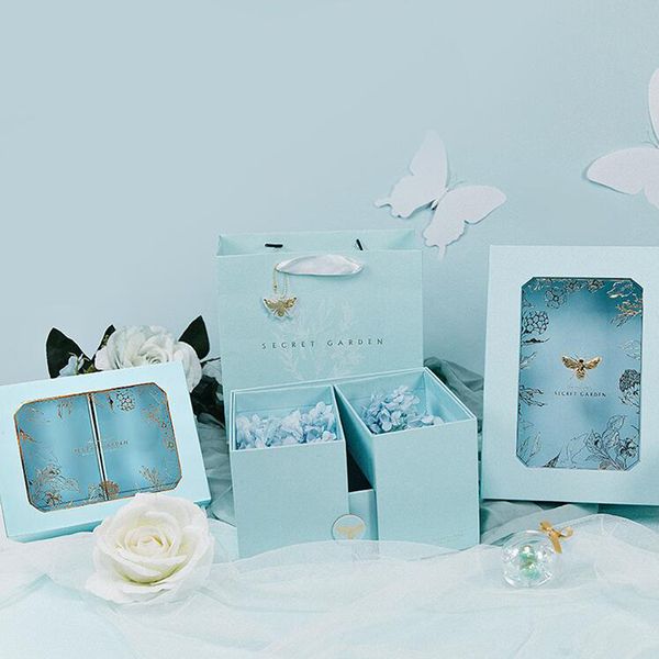 high grade hollow-out gift box blue bronzing insect double-layer rotating folding large party wedding necklace paper gift box
high grade hollow-out gift box blue bronzing insect double-layer rotating folding large party wedding necklace paper gift box