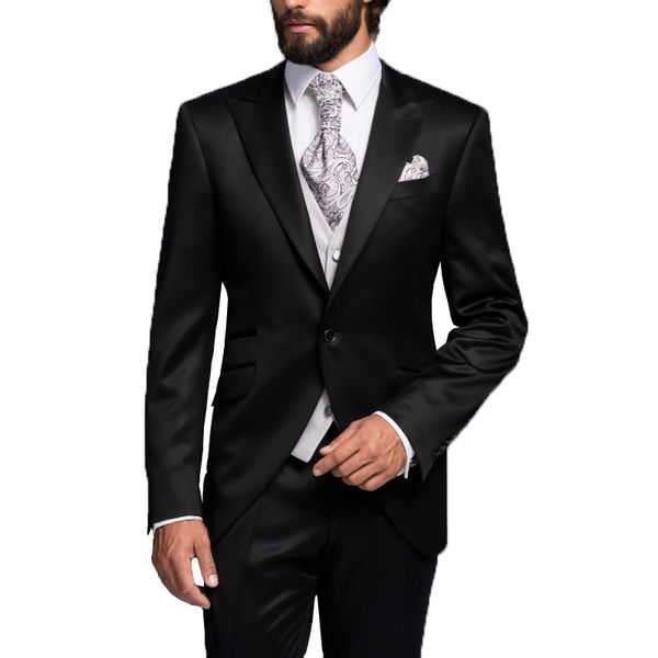 2019 handsome business men suit groomsmen suit blazer+pants+vest 3 piece groom tuxedos prom formal suit for wedding, Black;gray
2019 handsome business men suit groomsmen suit blazer+pants+vest 3 piece groom tuxedos prom formal suit for wedding, Black;gray