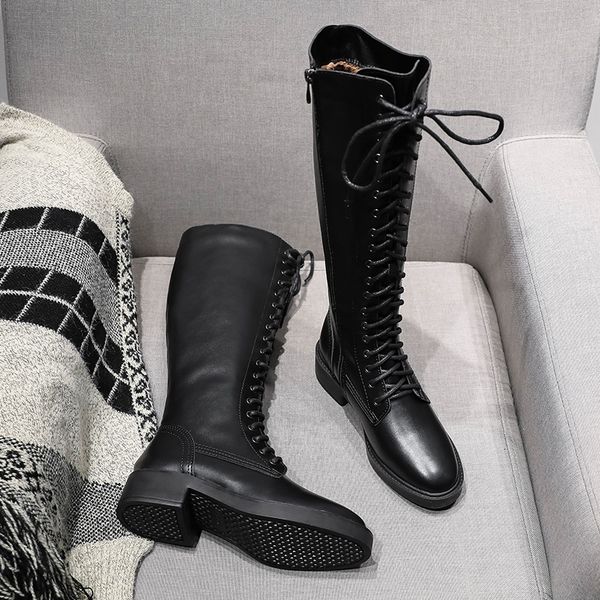 kw6 boots childrens autumn and winter 2019 new knight boots lace up riding british high large size 4143, Black
kw6 boots childrens autumn and winter 2019 new knight boots lace up riding british high large size 4143, Black