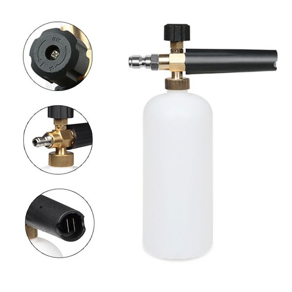 copper water gun head car wash snow foam cannon adapter for karcher k2-k7 high pressure soap foamer gun washer nozzle spray
copper water gun head car wash snow foam cannon adapter for karcher k2-k7 high pressure soap foamer gun washer nozzle spray