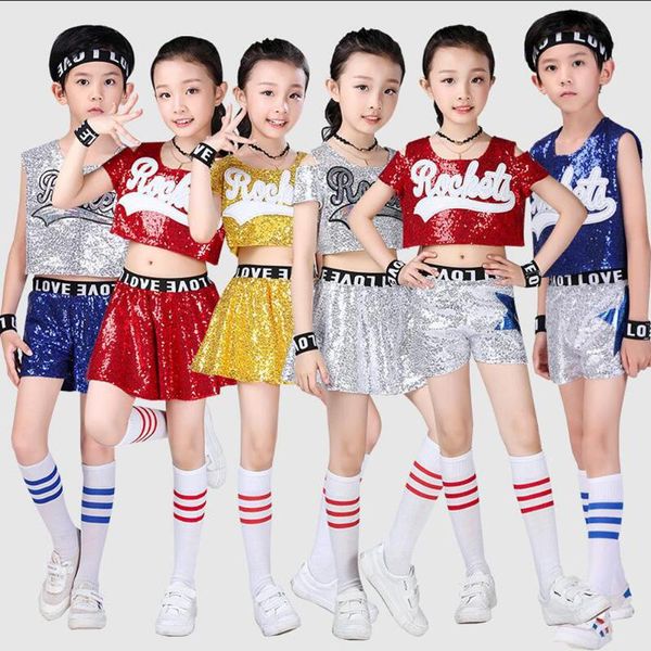 girls boys sequined ballroom jazz hip hop dance competition costumes shirt pants kid cheerleaders dancing suit wear outfits, Black;red
girls boys sequined ballroom jazz hip hop dance competition costumes shirt pants kid cheerleaders dancing suit wear outfits, Black;red