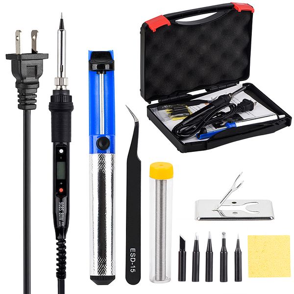 adjustable temperature lcd soldering iron kit 110v 220v 80w solder welding tools soldering tips wire desoldering pump heater pen
adjustable temperature lcd soldering iron kit 110v 220v 80w solder welding tools soldering tips wire desoldering pump heater pen