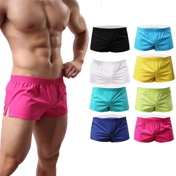 summer men's breathable shorts solid cotton soft pouch boxer underpants short homme fitness shorts clothes 7 colors, White;black
summer men's breathable shorts solid cotton soft pouch boxer underpants short homme fitness shorts clothes 7 colors, White;black