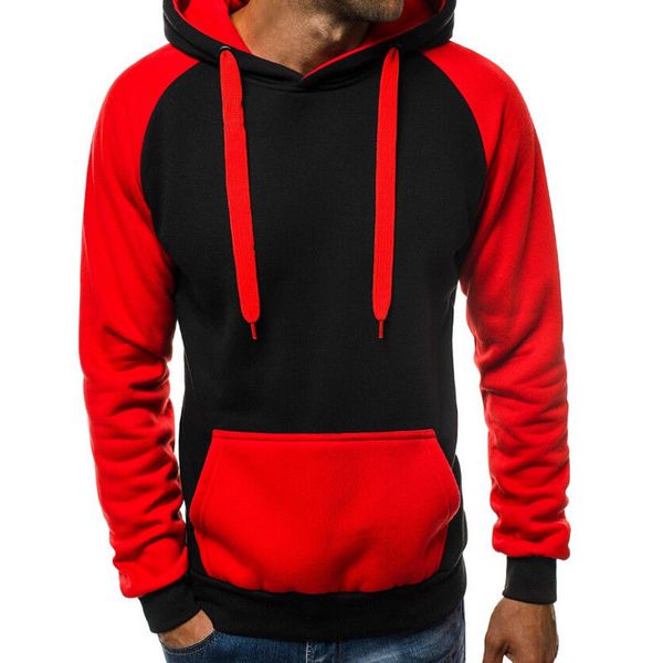 2018 new style fashion men's winter hoodie warm outwear patchwork long sleeve with hat big pocket hot, Black
2018 new style fashion men's winter hoodie warm outwear patchwork long sleeve with hat big pocket hot, Black