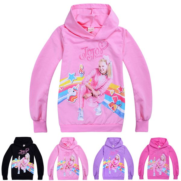 jojo siwa clothes kids hoodies spring and autumn 4-12t kids girls pullover hoodies 110-150cm kids designer clothes girls wholesale zss349, Black
jojo siwa clothes kids hoodies spring and autumn 4-12t kids girls pullover hoodies 110-150cm kids designer clothes girls wholesale zss349, Black
