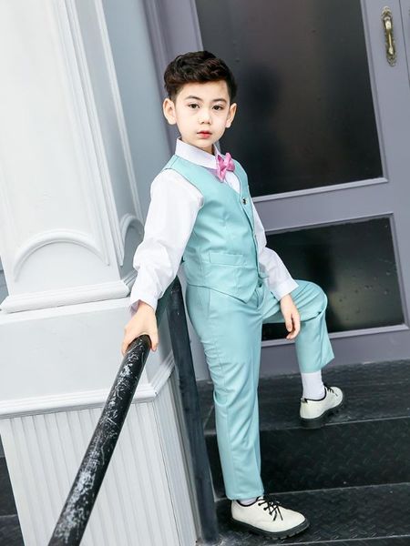 yuanlu boys suits blazer formal costume 4pcs (vest+shirt+pants+tie) for wedding party piano toddler dress slim fit kids suits, Black
yuanlu boys suits blazer formal costume 4pcs (vest+shirt+pants+tie) for wedding party piano toddler dress slim fit kids suits, Black
