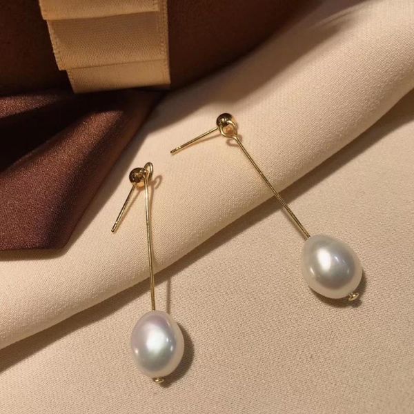 natural fresh-water pearls drop-earrings,earrings for women,concise design jewelry for wedding party work decor, Silver
natural fresh-water pearls drop-earrings,earrings for women,concise design jewelry for wedding party work decor, Silver