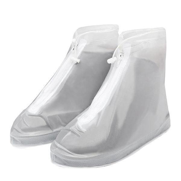 booties zipper closure thicken sneaker outdoor waterproof durable reusable drawstring design non slip rain shoe covers, White;pink
booties zipper closure thicken sneaker outdoor waterproof durable reusable drawstring design non slip rain shoe covers, White;pink
