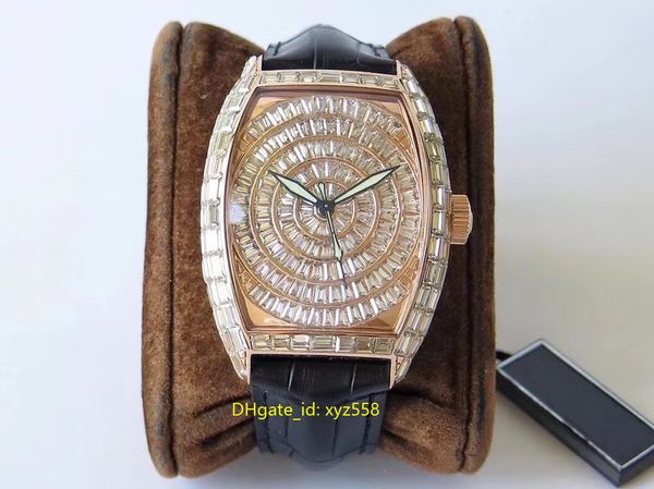 new shiny luxury diamond mens watch stable 2824 automatic movement wristwatch leather strap male swiss watchs, Slivery;brown
new shiny luxury diamond mens watch stable 2824 automatic movement wristwatch leather strap male swiss watchs, Slivery;brown