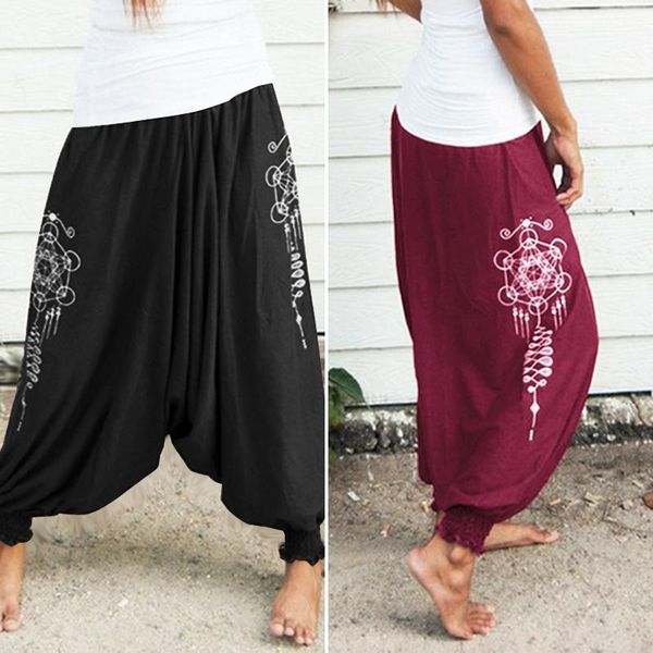 fashion women's drop crotch trousers zanzea 2020 autumn printed harem pants casual elastic waist pantalon palazzo turnip 5xl, Black;white
fashion women's drop crotch trousers zanzea 2020 autumn printed harem pants casual elastic waist pantalon palazzo turnip 5xl, Black;white