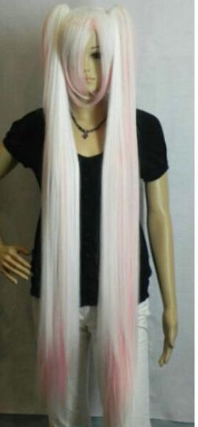 + + hatsune miku white + pink mix 100cm extra long straight cosplay split wig, Black;brown
+ + hatsune miku white + pink mix 100cm extra long straight cosplay split wig, Black;brown