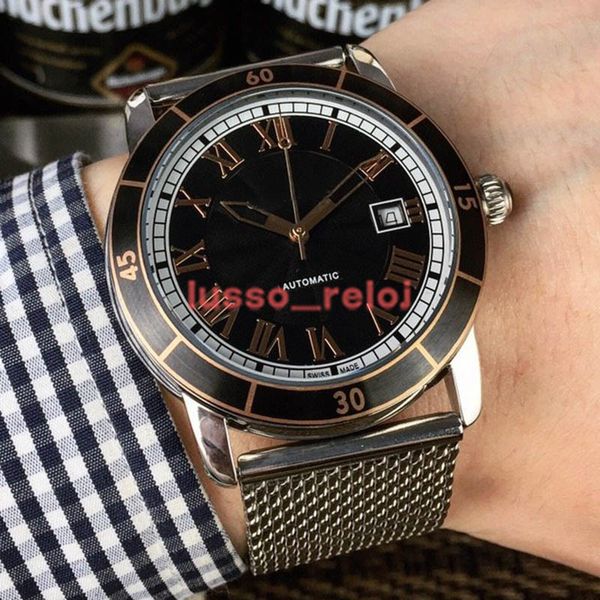2020 limited men watch ronde croisiere 42mm gray face 18k gold reloj automatic movement steel band mens master wristwatches, Slivery;brown
2020 limited men watch ronde croisiere 42mm gray face 18k gold reloj automatic movement steel band mens master wristwatches, Slivery;brown