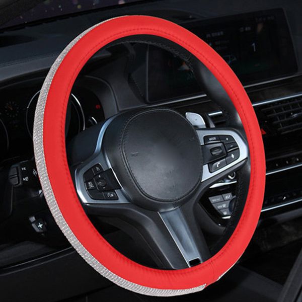 interior steering wheel cover thread anti-slip 1pc 38cm pu leather car auto protector
interior steering wheel cover thread anti-slip 1pc 38cm pu leather car auto protector