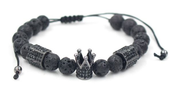 8mm aet234 gold silver copper crown agate onyx micro pave cz zircon cubic zirconia bracelet charm braided yoga reiki chakra, Black
8mm aet234 gold silver copper crown agate onyx micro pave cz zircon cubic zirconia bracelet charm braided yoga reiki chakra, Black