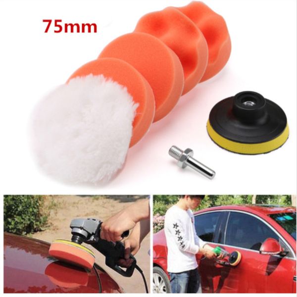 thread 3 inch buffing pad set 7 pcs auto car polishing pad kit for car polisher m10 and drill adaptor power tools accessories
thread 3 inch buffing pad set 7 pcs auto car polishing pad kit for car polisher m10 and drill adaptor power tools accessories