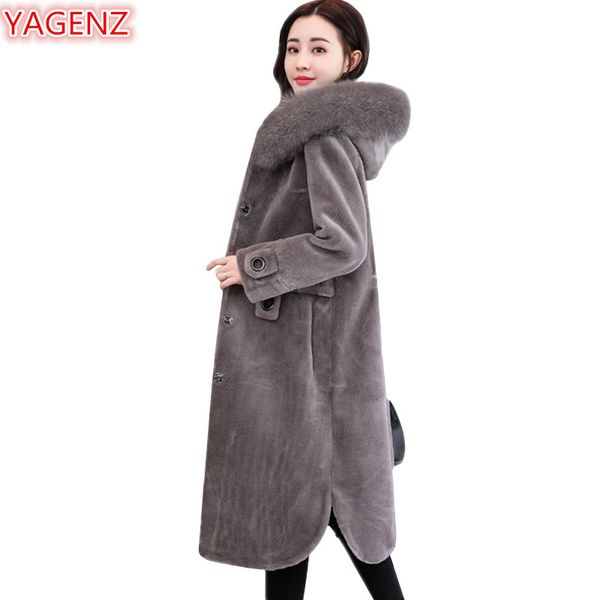 yagenz winter jacket women faux fur coat large size new womens long coat fashion female fur collar hooded 698, Black
yagenz winter jacket women faux fur coat large size new womens long coat fashion female fur collar hooded 698, Black