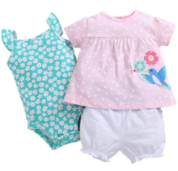 cartoon baby girl outfit summer suit 2020 newborn clothes sleeveless dot t shirt+stripe bodysuit+shorts clothing set, White
cartoon baby girl outfit summer suit 2020 newborn clothes sleeveless dot t shirt+stripe bodysuit+shorts clothing set, White