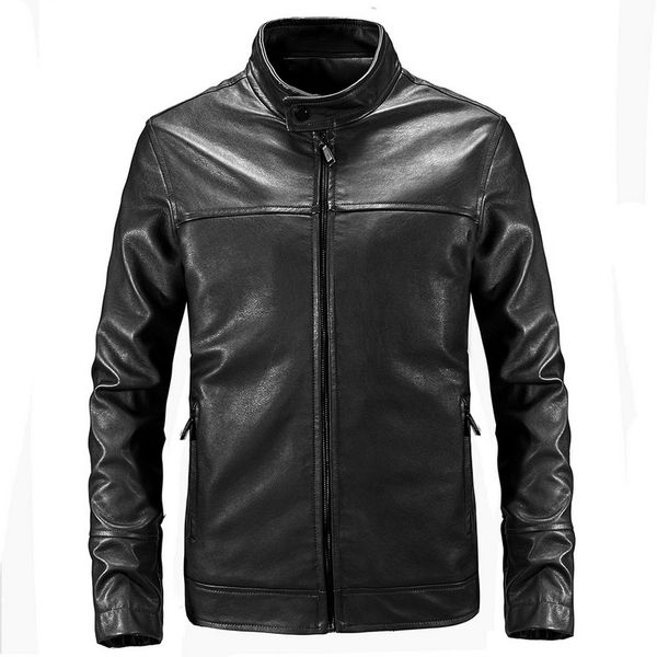2018 men solid stand collar slim faux leather jackets male autumn spring windbreaker tactical jacket man jackets outwear, Black
2018 men solid stand collar slim faux leather jackets male autumn spring windbreaker tactical jacket man jackets outwear, Black